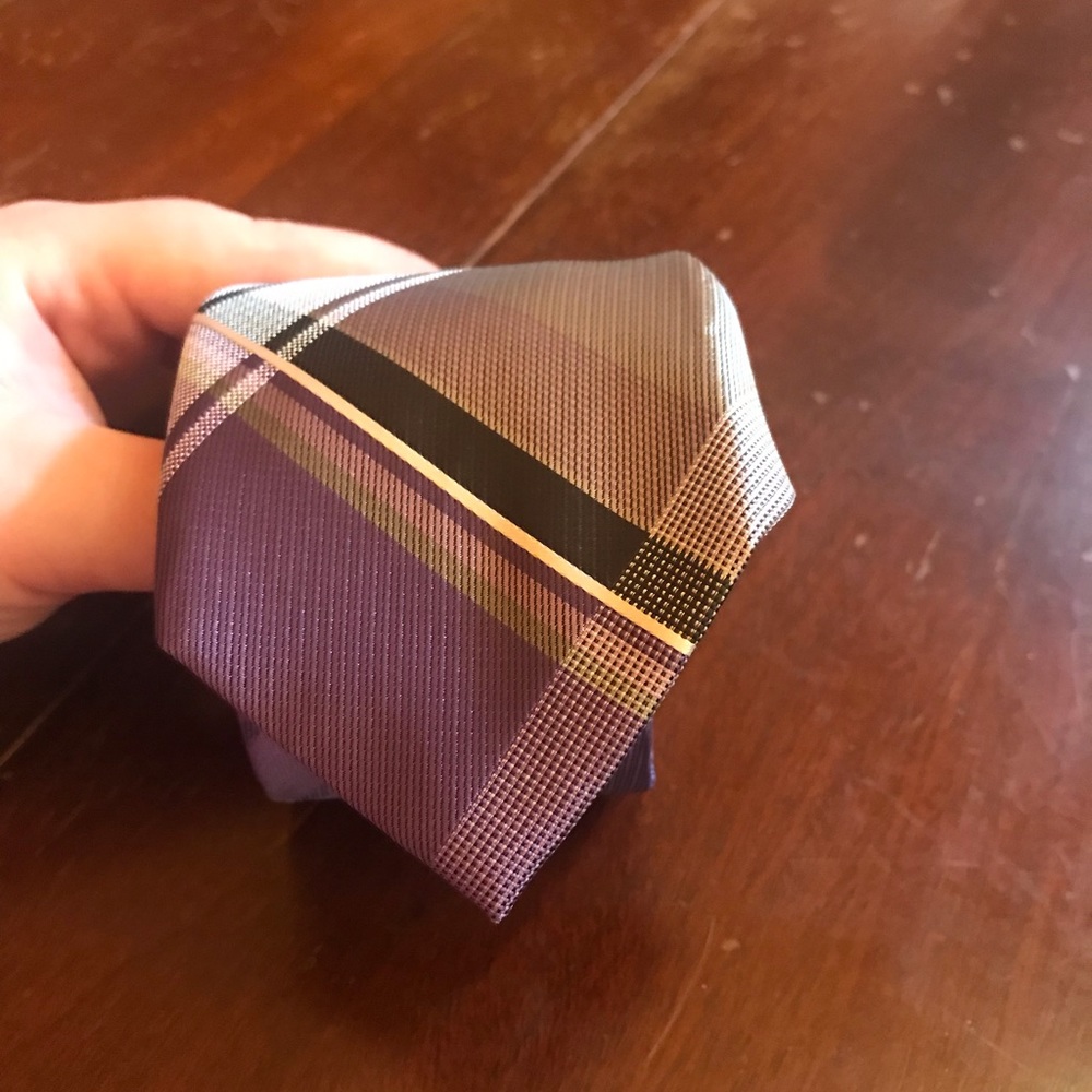 Apt. 9 Purple Polyester Tie